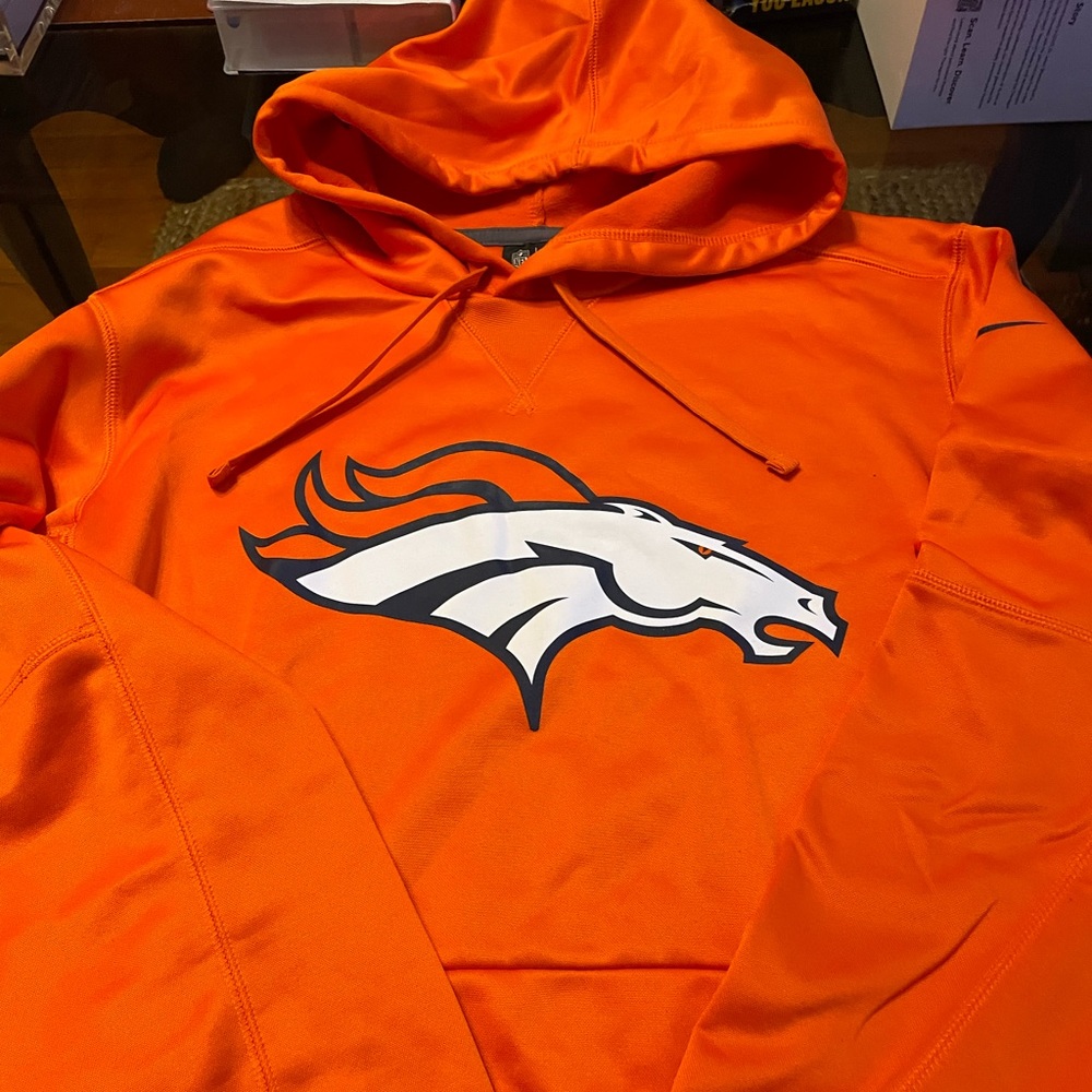 Nike Dri-Fit Denver Broncos Mens Medium Hoodie